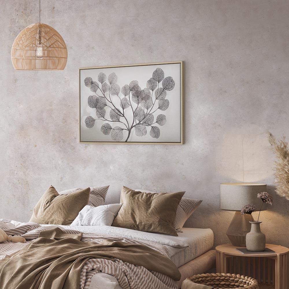 Leinwandbild - Leaves in the Wind (1 Part) Wide