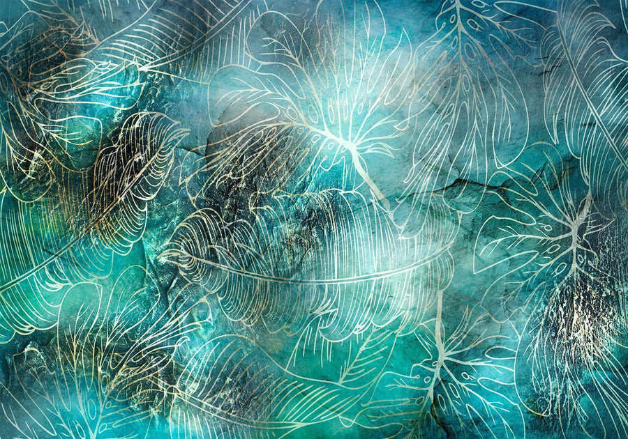 Fototapete - Turquoise Vegetation Artgeist