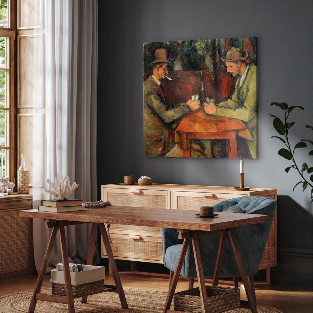 Leinwandbild - Paul Cézanne – The Card Players