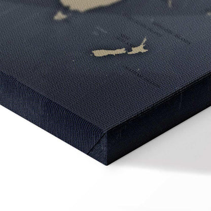 Leinwandbild - Anthracitic World