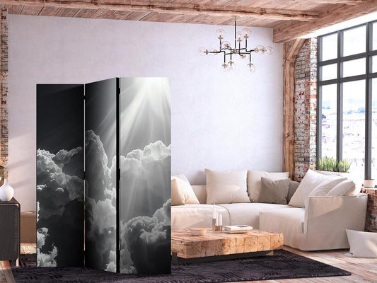 Paravent - Hope in the Clouds: Inspiring Rays of the Sun – Awaken Emotions Artgeist