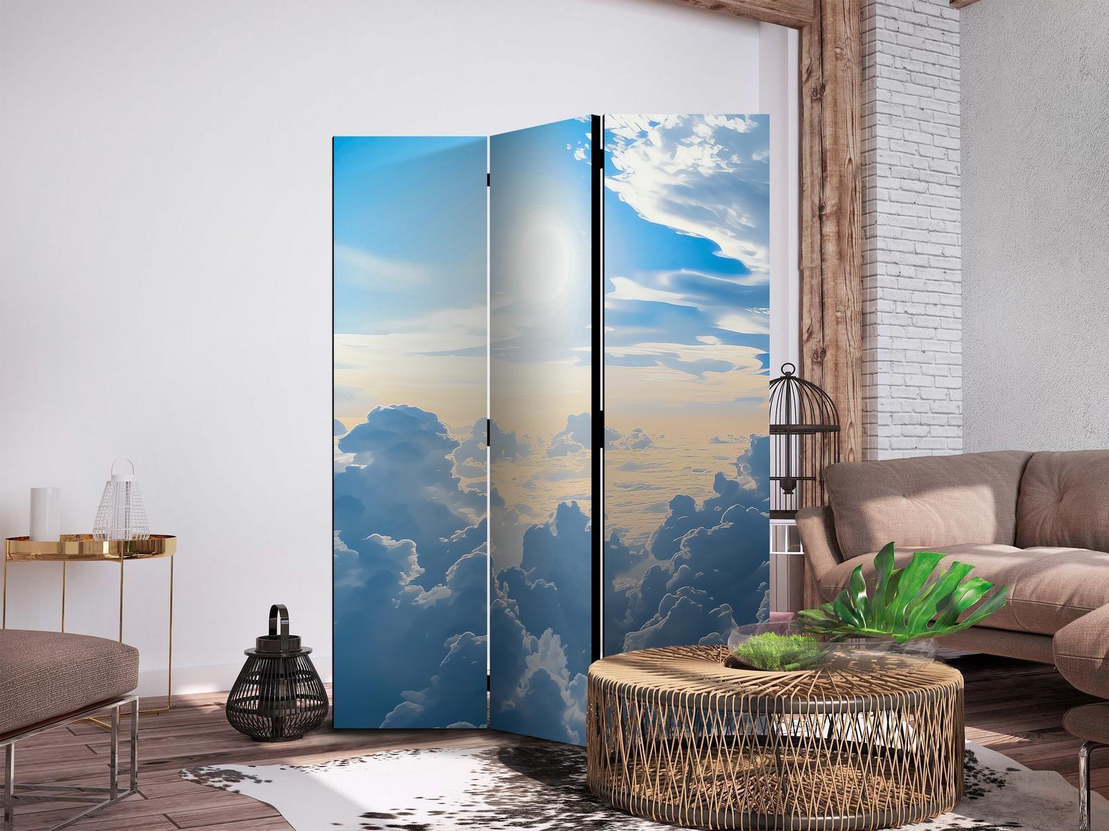 Paravent - Symphony of Light: The Sun and Clouds Collaborating on a Beautiful Sky Artgeist