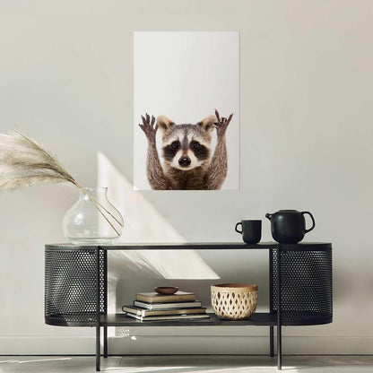 Poster - Raccoon Artgeist