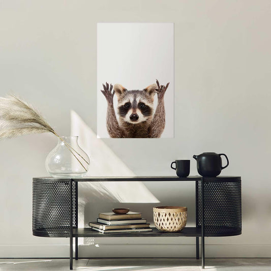 Poster - Raccoon Artgeist