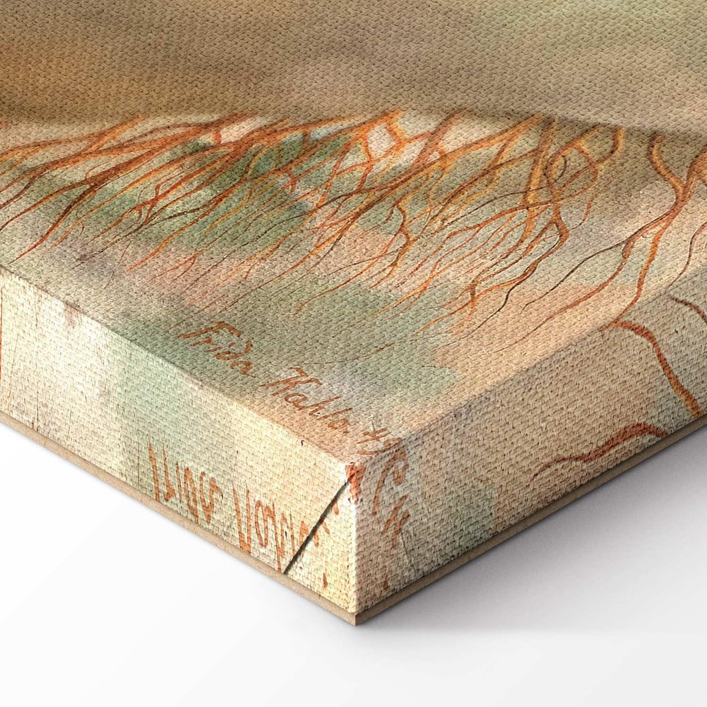 Leinwandbild - Frida Kahlo – The Love Embrace of the Universe, the Earth (Mexico), Myself, Diego, and Señor Xolotl