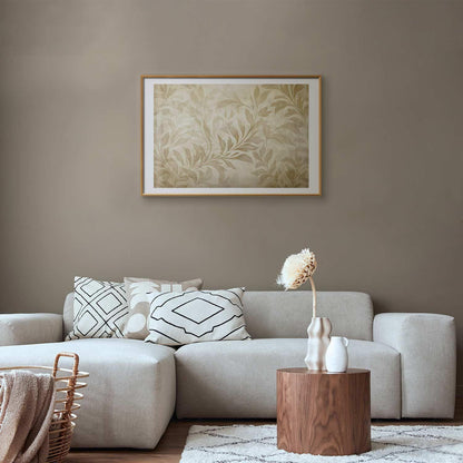 Poster - Sand-colored Leaves and Vines