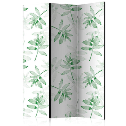 Paravent Aquarell Äste - 3-teiliger Premium Raumteiler