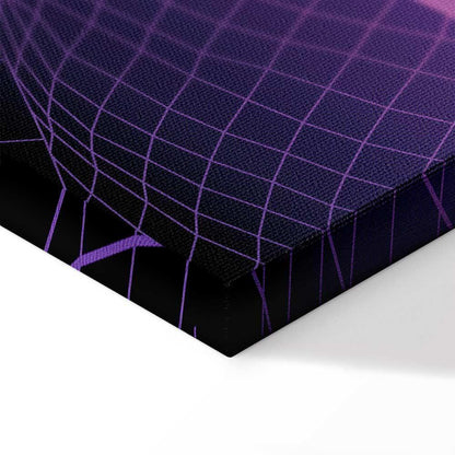 Leinwandbild - Futuristic landscape 2 (1 Part) Wide