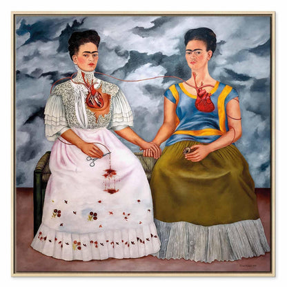 Leinwandbild - Frida Kahlo – The Two Fridas