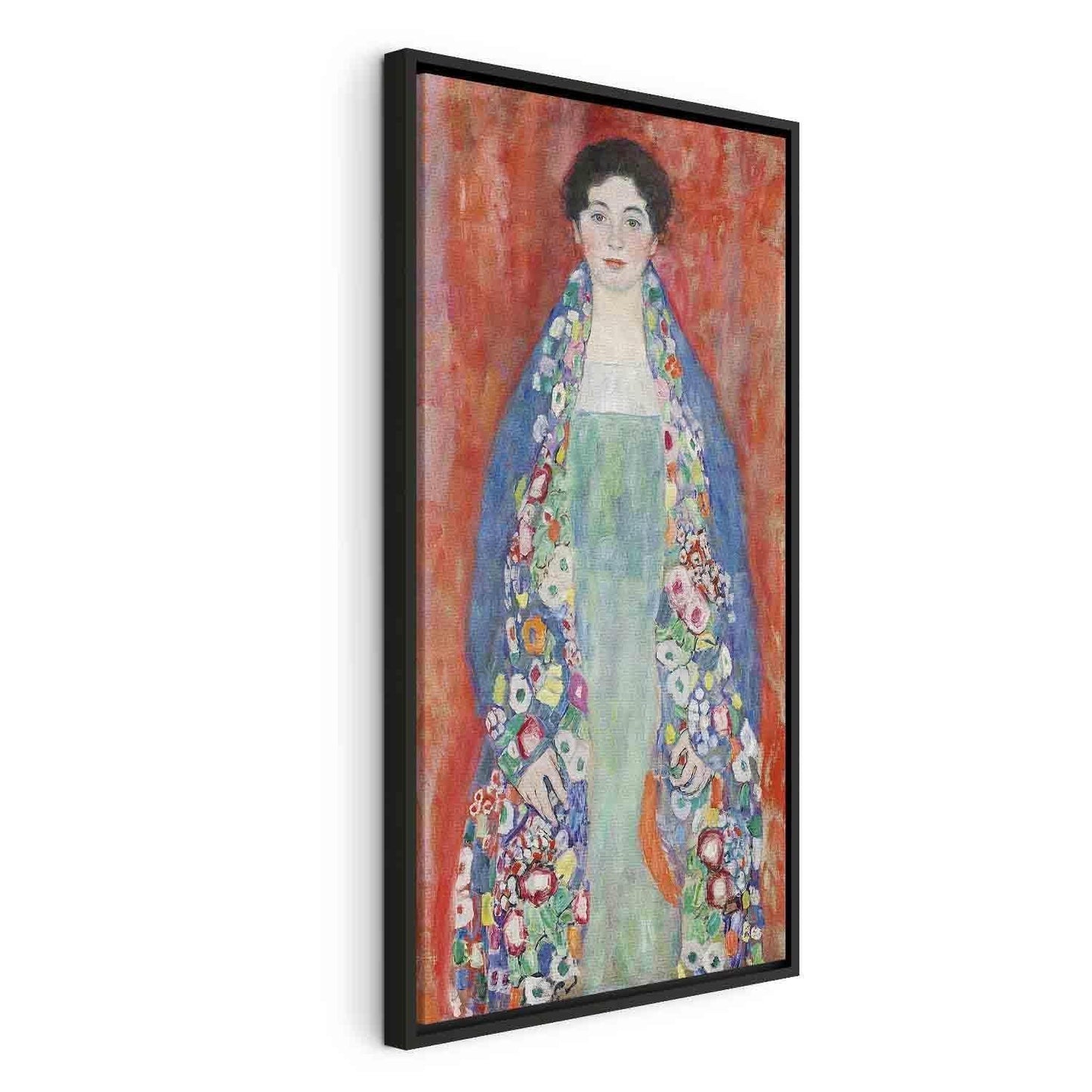 Leinwandbild - Portrait of Fräulein Lieser (Gustav Klimt) Artgeist