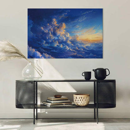 Leinwandbild - When the Sky Becomes a Canvas: Artistic Creation of Nature in the Clouds Artgeist