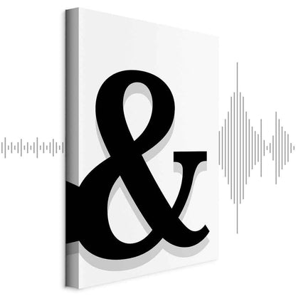 Leinwandbild - Decorative Letter (1 Part) Vertical