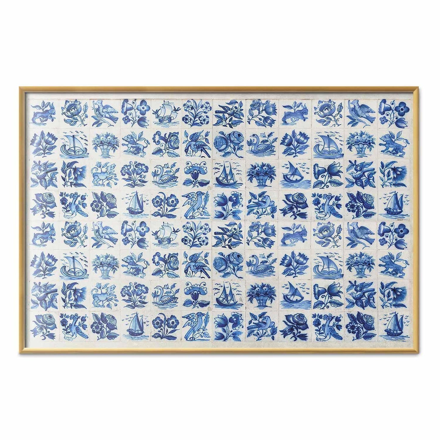 Poster - Azulejos Tiles - traditional Portuguese ceramic tiles
