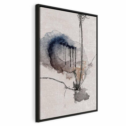 Leinwandbild - Watercolor Stained Glass (1 Part) Vertical