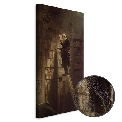 Leinwandbild - Carl Spitzweg – The Bookworm