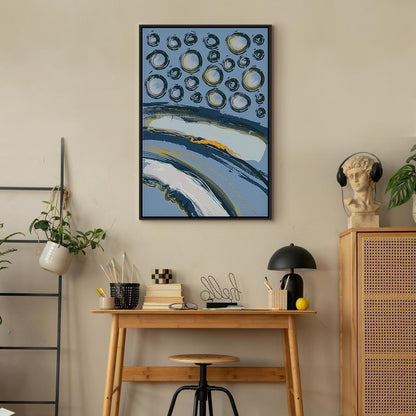 Leinwandbild - Rhythmic Auroras (1 Part) Vertical