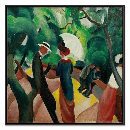 Leinwandbild - August Macke – Promenade