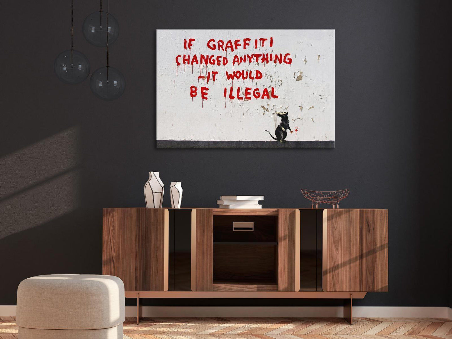 Leinwandbild - Quotes Graffiti (1 Part) Wide Artgeist