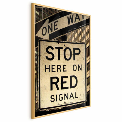Poster - Road Signs Artgeist