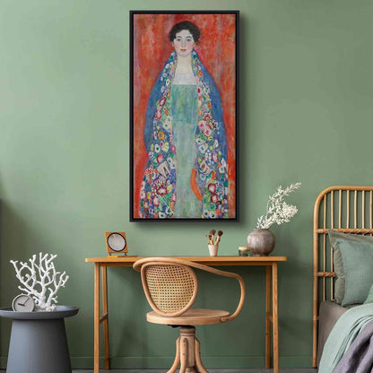 Leinwandbild - Portrait of Fräulein Lieser (Gustav Klimt) Artgeist