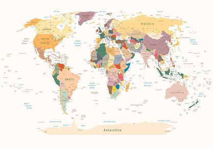 Fototapete - World Map Artgeist