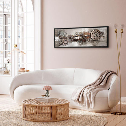 Leinwandbild - Steel Cranks (1 Part) Narrow