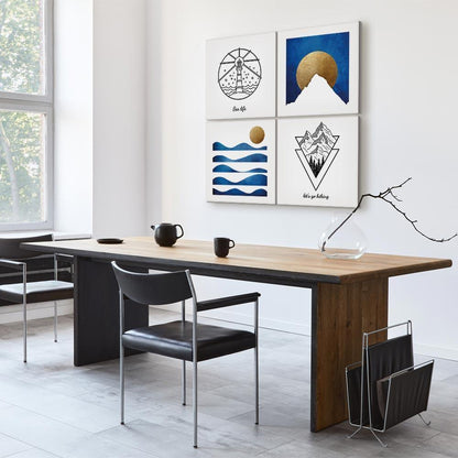 Leinwandbild - Sea or Mountains (4 Parts)