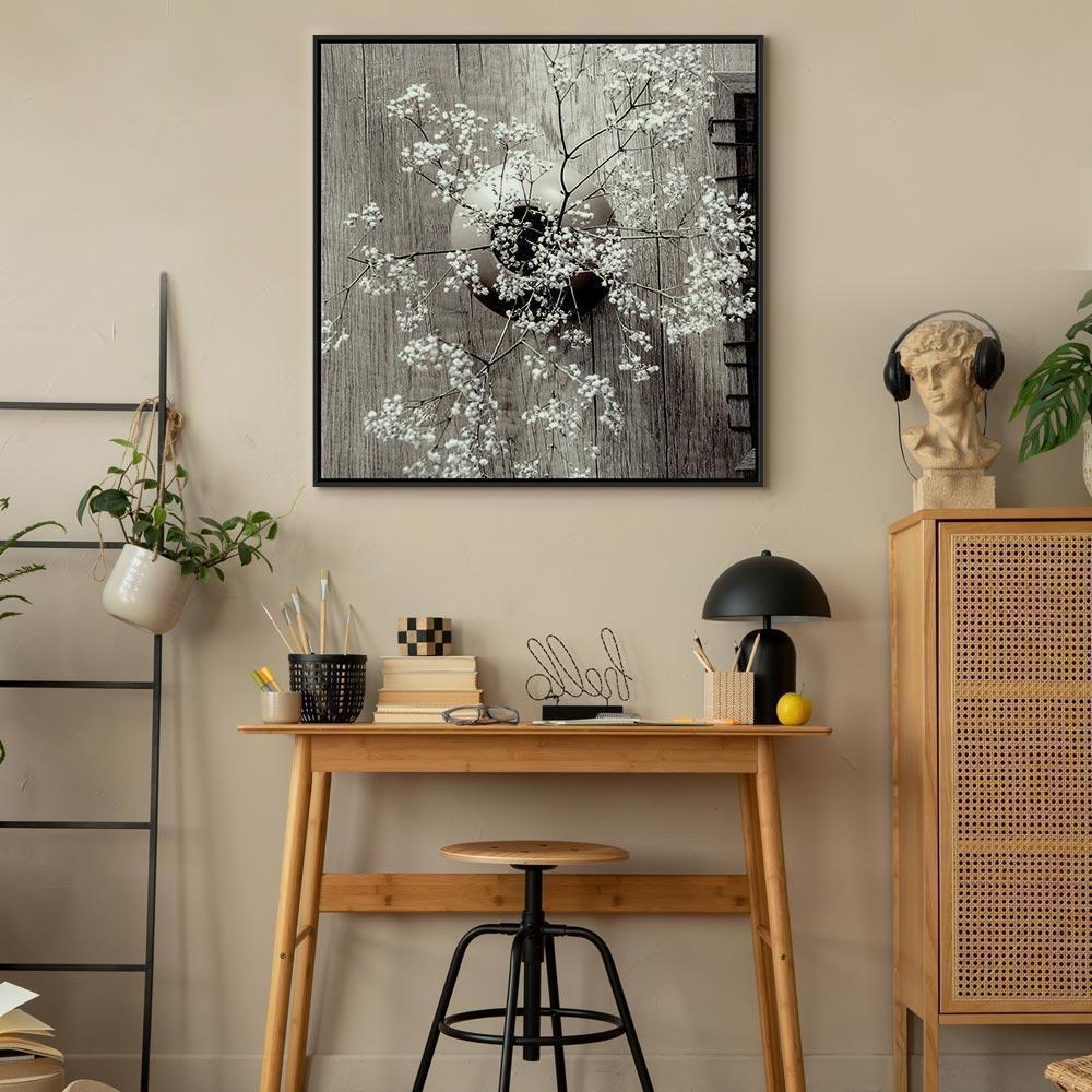 Leinwandbild - Dried Flowers (1 Part) Square