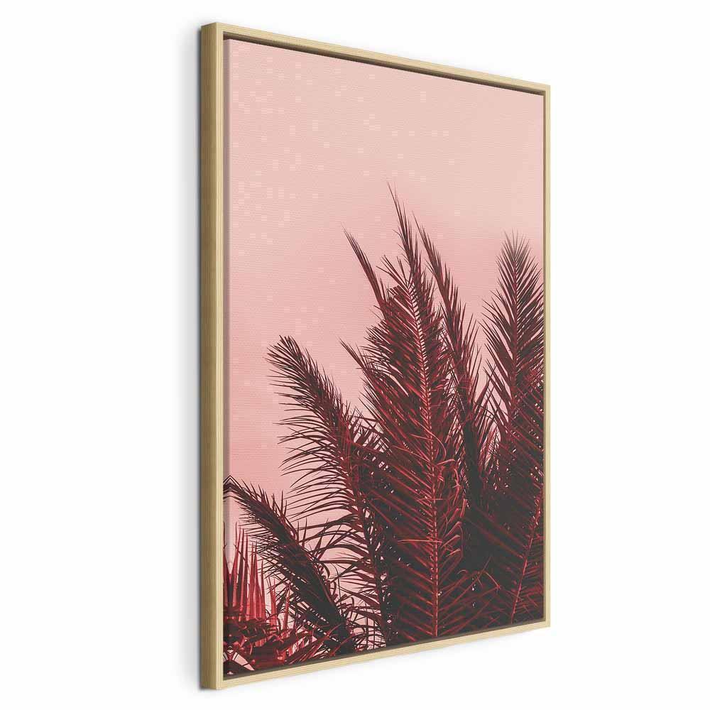 Leinwandbild - Palm Trees at Sunset (1 Part) Vertical