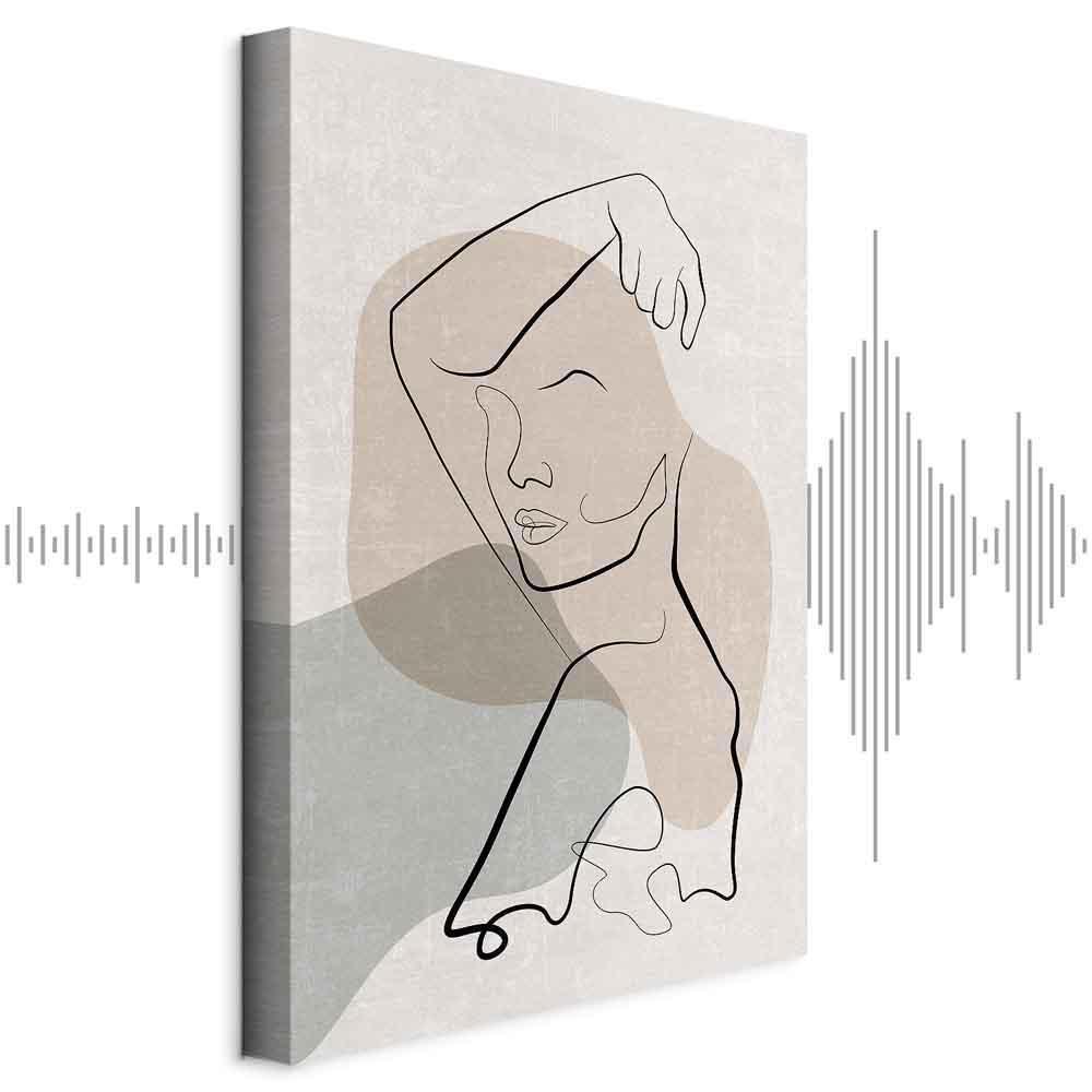 Leinwandbild - Romantic Morning (1 Part) Vertical