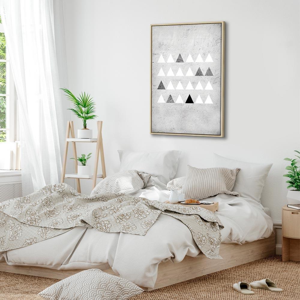 Leinwandbild - Grey Forest (1 Part) Vertical