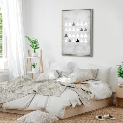 Leinwandbild - Grey Forest (1 Part) Vertical