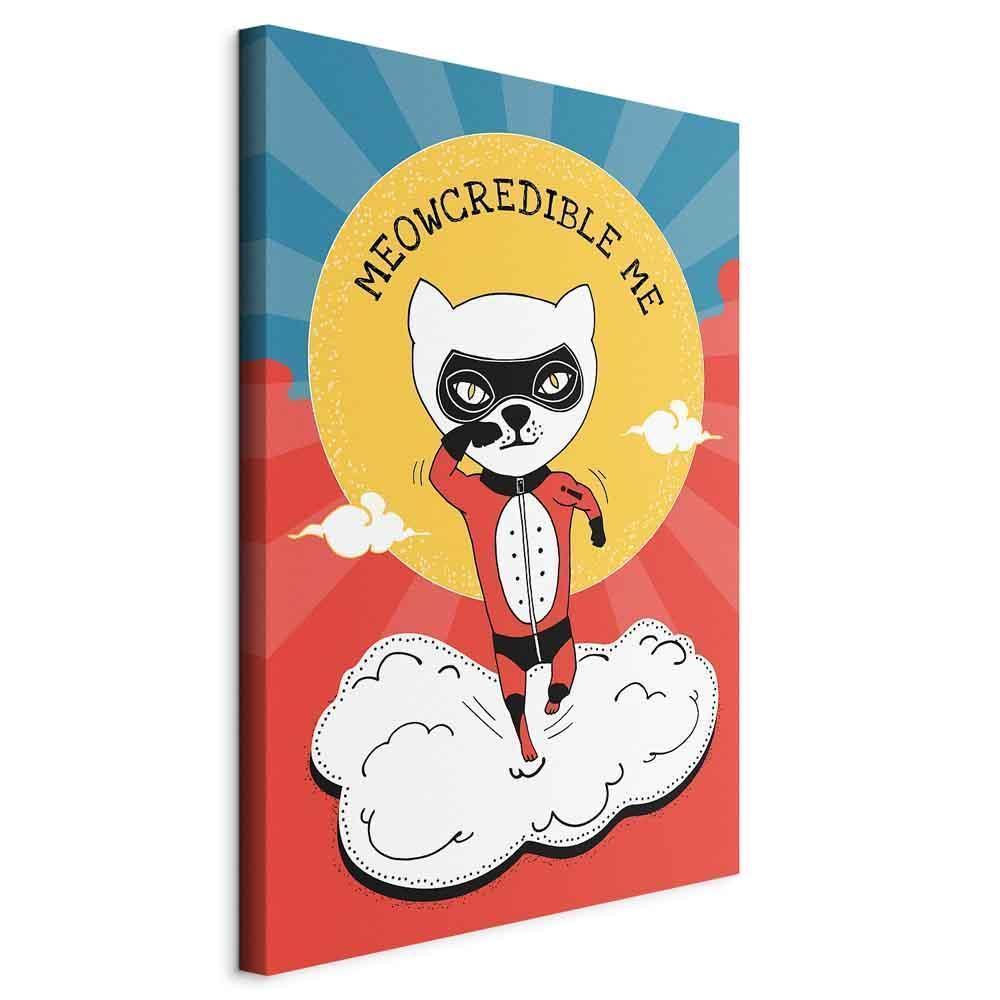 Leinwandbild - Dear Cat (1 Part) Vertical