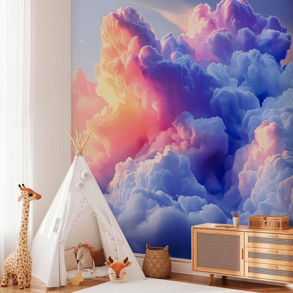 Fototapete - Clouds Like Painted: Artistic Brushes of Dawn Painting the Sky