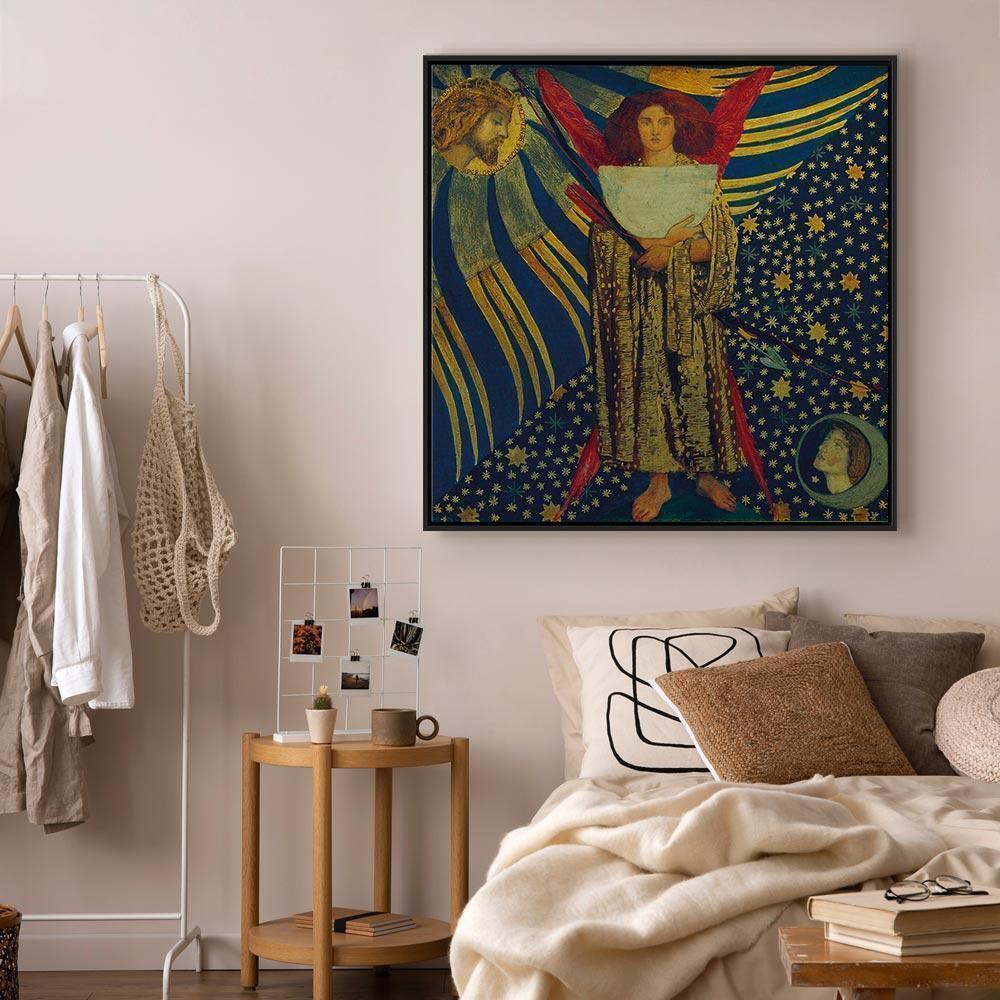 Leinwandbild - Dante Gabriel Rossetti – Dantis Amor