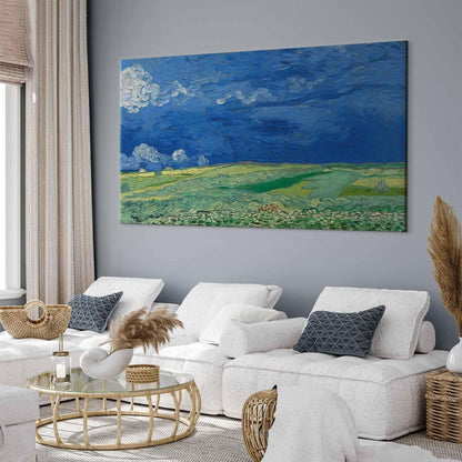 Wandbild XXL - Vincent van Gogh – Wheat Field under Thunderclouds