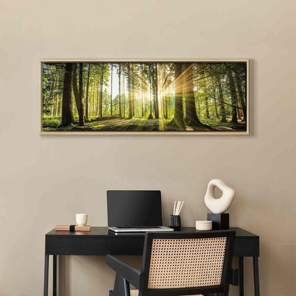 Leinwandbild „Tageslicht“ – Sanftes Sonnenlicht trifft Natur
