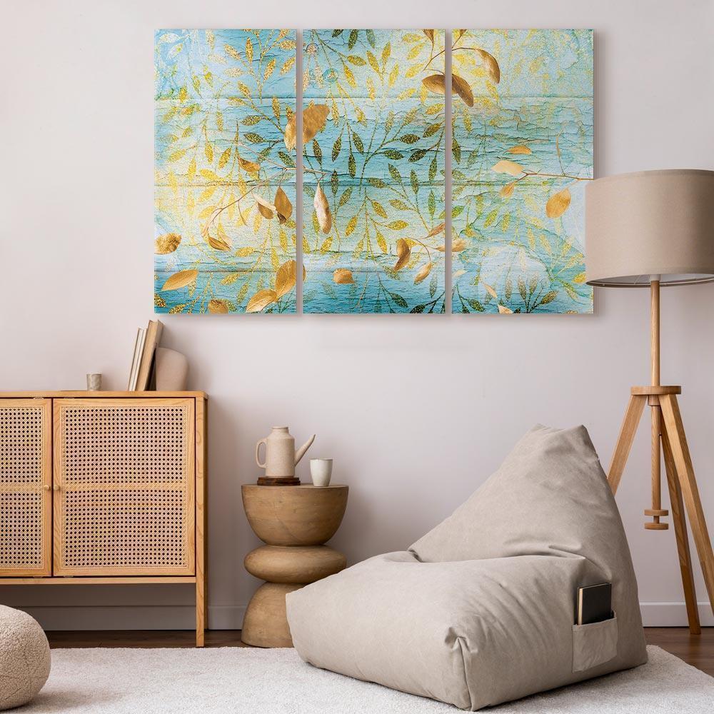 Leinwandbild - Golden Harvest (3 Parts)