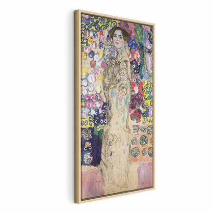 Leinwandbild - Gustav Klimt – Portrait of Maria Munk