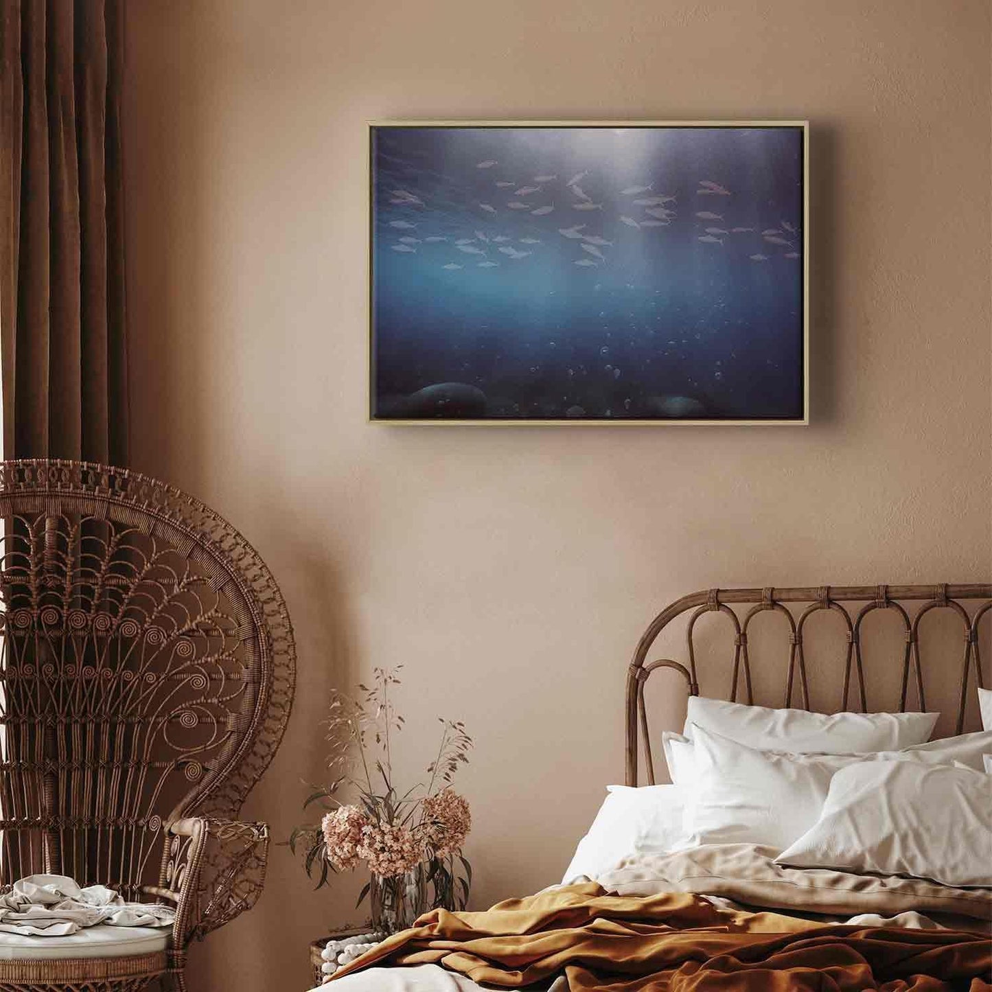 Leinwandbild - Fish in the depths