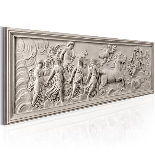Leinwandbild - Relief: Apollo and Muses Artgeist