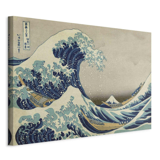 Leinwandbild - The Great Wave (Hokusai Katsushika) Artgeist