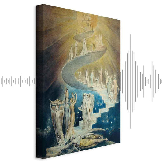 Leinwandbild Jakobsleiter William Blake – Religiöse Kunstgeschichte