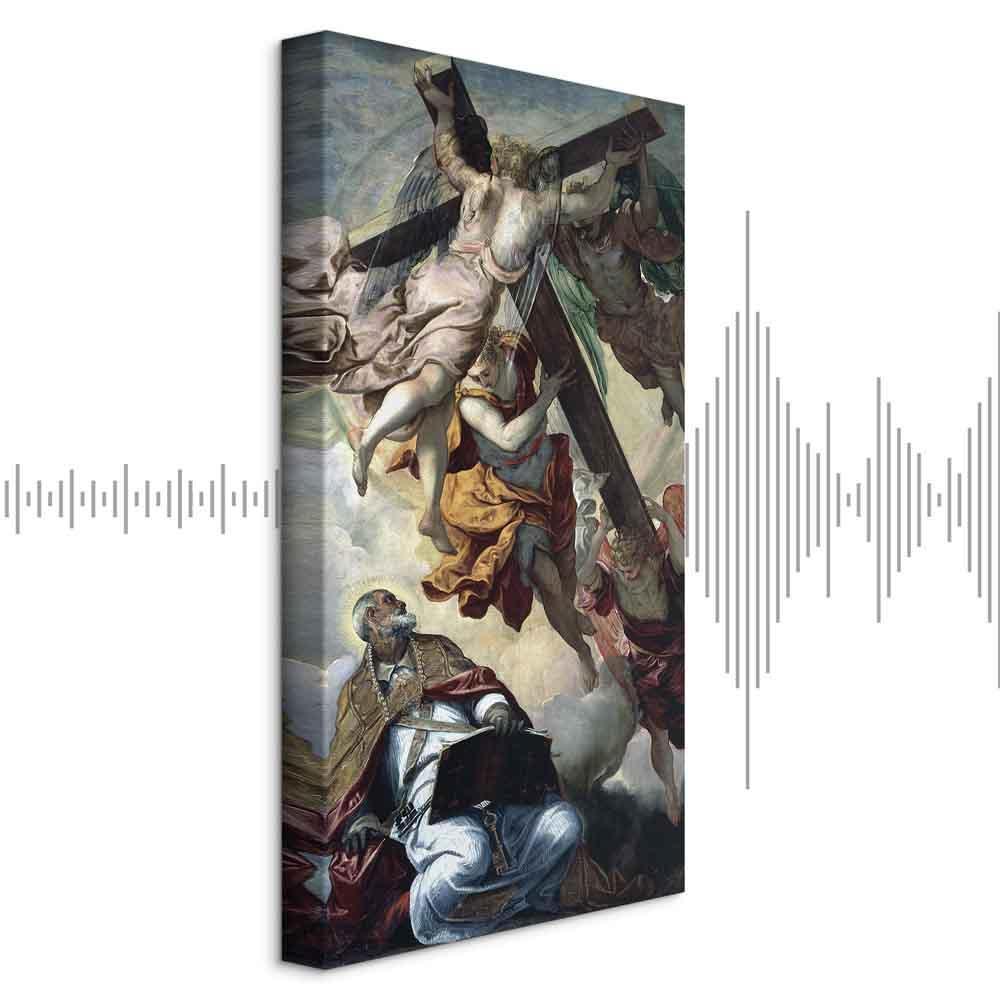 Leinwandbild - Tintoretto – Apparition of the Cross to St Peter