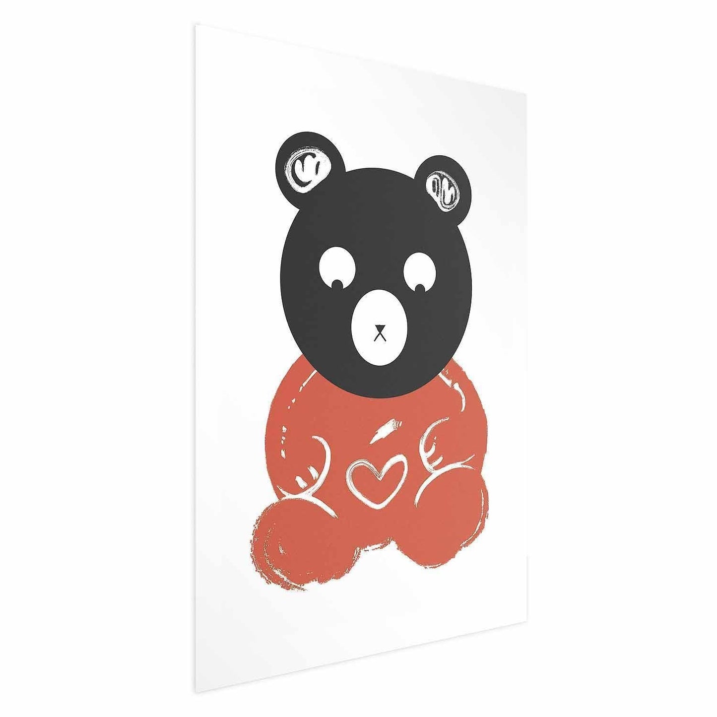 Poster - Thoughtful Bear Artgeist