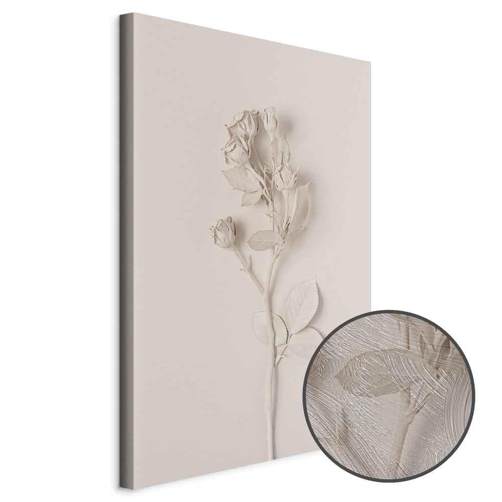 Leinwandbild - Harmonious Rose (1 Part) Vertical