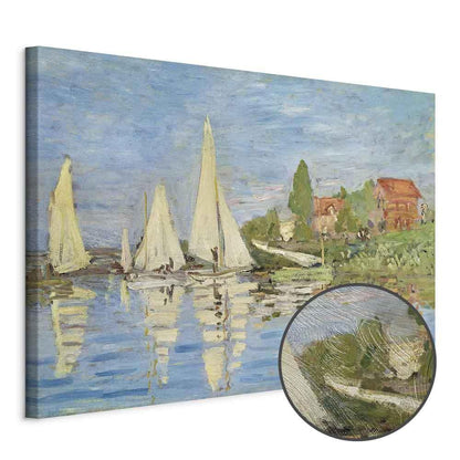 Leinwandbild - Claude Monet – Regattas at Argenteuil