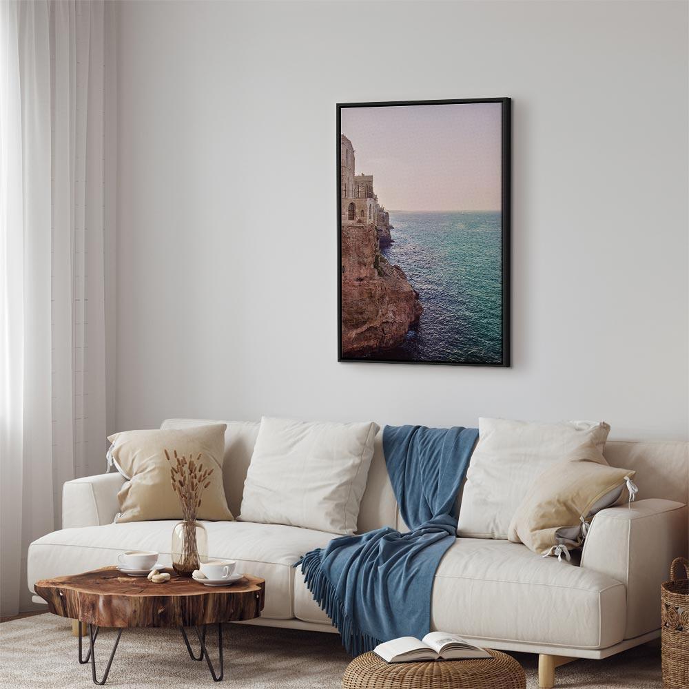 Leinwandbild - Turquoise Coast (1 Part) Vertical