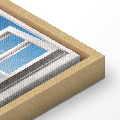 Leinwandbild - Window: View of the Beach