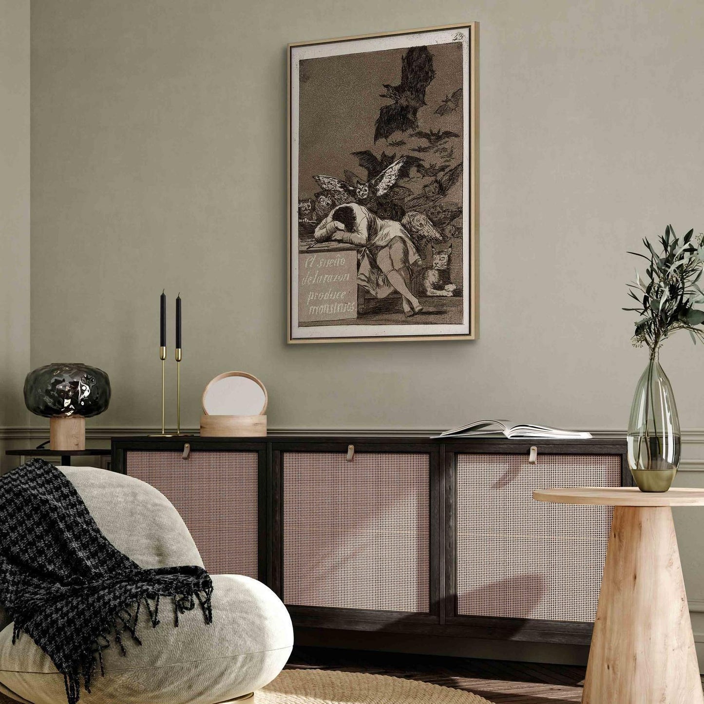 Leinwandbild - Francisco Goya – The Sleep of Reason Produces Monsters